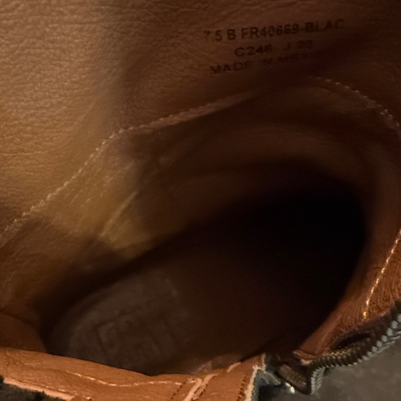 Frye Black Heeled Boots - Picture 4 of 6